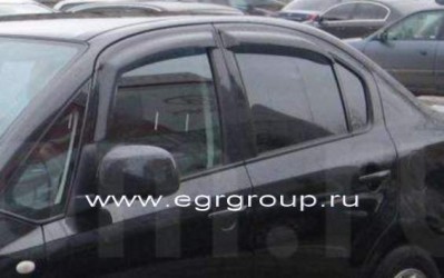 Дефлекторы окон EGR Suzuki SХ4 I Sd 2007-2012