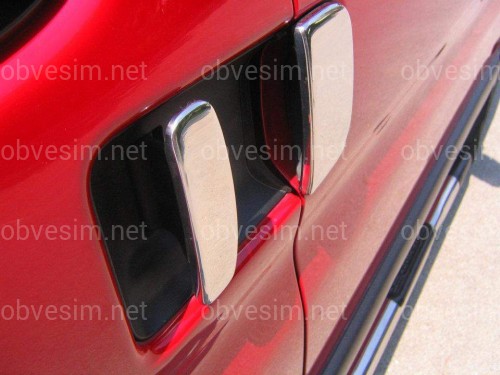 Накладки на ручки Citroen Berlingo 1996-2007 (нержавеющая сталь) 3 шт.