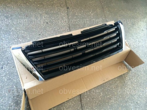 Решетка радиатора Double Eight Toyota Land Cruiser Prado 150 2013- цвет черный