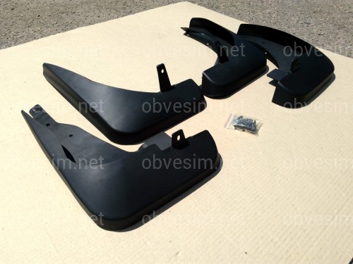 Брызговики Infiniti EX25 / EX35 / EX37 / QX50 2008-2015 комплект 4 шт.