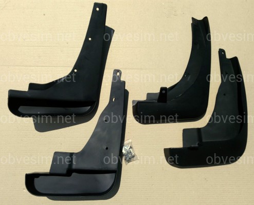 Брызговики Infiniti EX25 / EX35 / EX37 / QX50 2008-2015 комплект 4 шт.