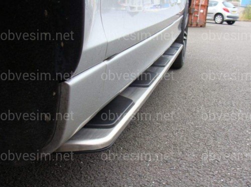 Пороги боковые OEM подножки Audi Q7 2006-2015