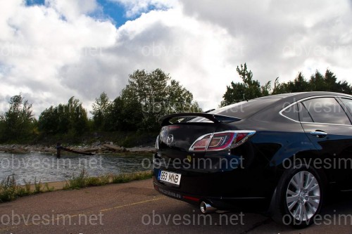 Спойлер на багажник Mazda 6 2008-2012 ABS пластик под покраску