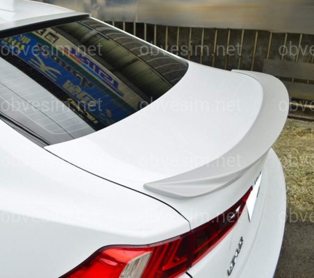 Спойлер лип на багажник Lexus IS 2013- ABS пластик под покраску