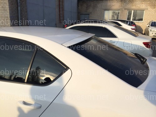 Козырек на стекло Skoda Octavia A7 2013- (стекловолокно)
