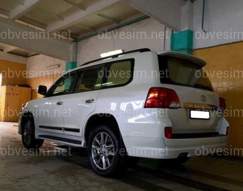 Задняя юбка бампера Modelista для Land Cruiser 200 2007-2015 ABS пластик ЕСТЬ ТРЕЩИНА