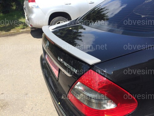Спойлер лип багажника Mercedes-Benz E class W211 2003-2009 ABS пластик под покраску