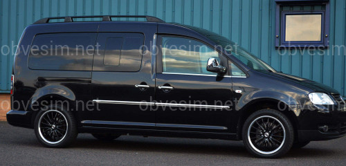 Хром накладки на ручки Volkswagen Caddy 04-17 / T5 03-15 (нержавеющая сталь) 4 штучные