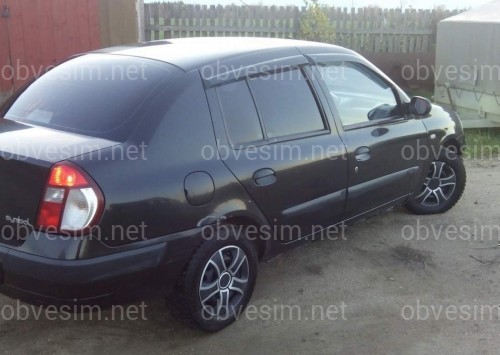 Дефлекторы Окон вставные Heko Renault Clio (ХТБ)2005-