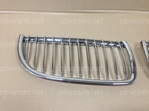 Хром накладка на решетку BMW 3 series E90 2005-2011