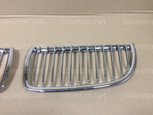 Хром накладка на решетку BMW 3 series E90 2005-2011