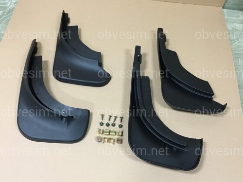 Брызговики Volkswagen Touareg  2002-2009 комплект 4шт