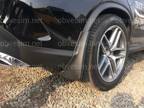 Брызговики Mercedes-Benz GLE class C292 2015+ без порогов комплект 4 шт.