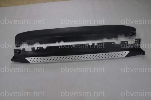 Пороги боковые ОЕМ подножки BMW X5 E70 2007-2013