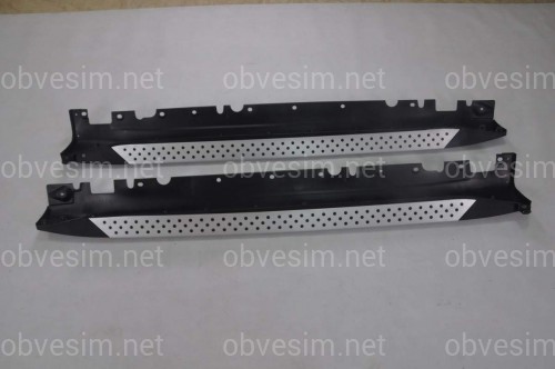 Пороги боковые ОЕМ подножки BMW X5 E70 2007-2013