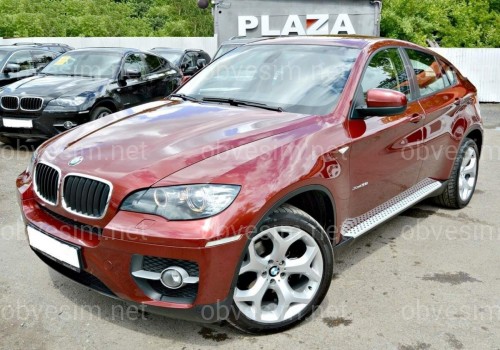 Подножки BMW X6  E 71 2007-2013