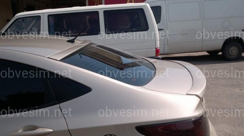Спойлер лип багажника Hyundai Accent 2011-2015 ABS пластик под покраску