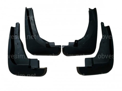 Брызговики Infiniti EX25 / EX35 / EX37 / QX50 2008-2015 комплект 4 шт.