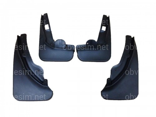 Брызговики Mercedes-Benz C-class W204 2007-2010 подходят седан и универсал комплект 4 шт.