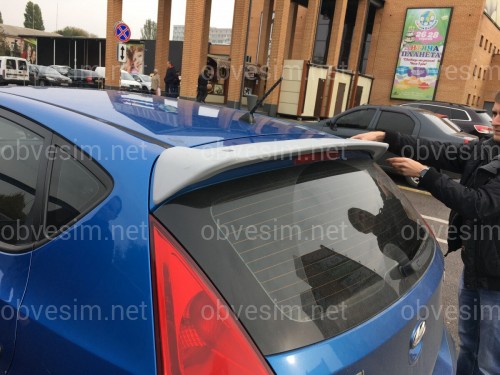 Спойлер козырек Hyundai I 30 2007-2011 хэтчбек ABS пластик под покраску