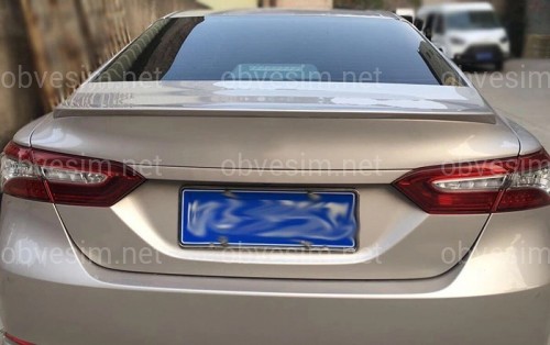 Спойлер лип багажника Toyota Camry 70 2018- ABS пластик под покраску / стиль SE