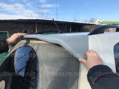 Спойлер козырек Subaru Forester 2013-2018 ABS пластик под покраску