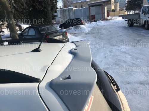Спойлер козырек Subaru Forester 2013-2018 ABS пластик под покраску