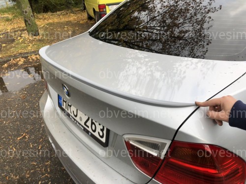 Спойлер-лип багажник BMW 3 series E90 2005-2011 ABS пластик под покраску