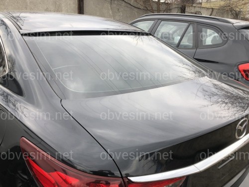 Козырек на стекло Mazda 6 2013- ABS пластик под покраску