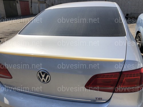Спойлер лип на багажник Volkswagen Passat B7 2011-2015 ABS пластик под покраску