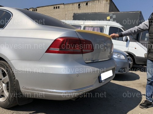 Спойлер лип на багажник Volkswagen Passat B7 2011-2015 ABS пластик под покраску