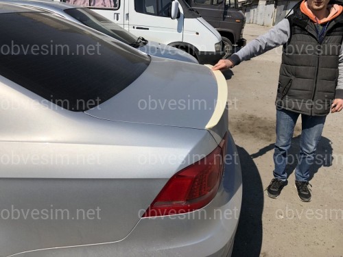 Спойлер лип на багажник Volkswagen Passat B7 2011-2015 ABS пластик под покраску