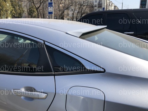 Козырёк на стекло Honda Civic 2016- ABS пластик под покраску