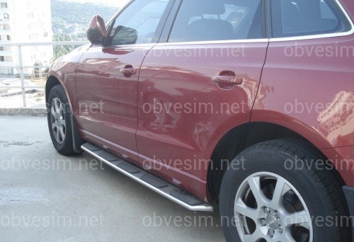 Пороги боковые Audi  Q5 2010-2017 оригинальный дизайн