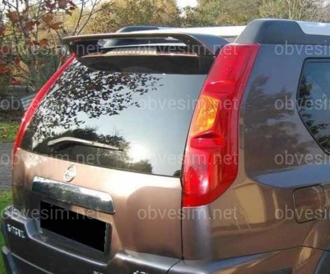 Спойлер козырек Nissan X-Trail 31 2007-2013 ABS пластик под покраску
