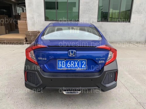 Бампер задний SI Honda Civic 4D 2016-2019 комплектный