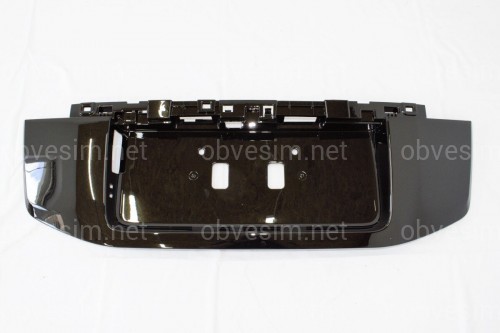 Вставка под номер (корыто) Toyota Land Cruiser Prado 150 2013-2017 цвет черный