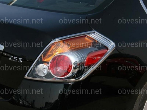 Хром накладки на стопы Nissan Altima 2007-2012 wellstar