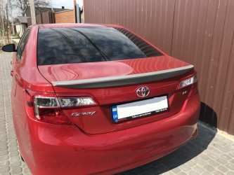 Спойлер лип багажника Toyota Camry 50 USA 2012-2014 ABS пластик под покраску