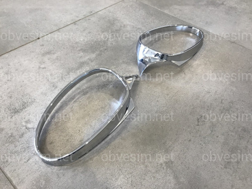Хром окантовка зеркал BMW 3 series E90 2005-2011