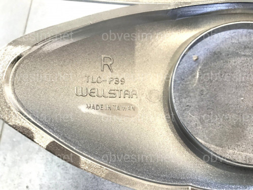 Хром накладки на стопы Peugeot 307 2001-2005