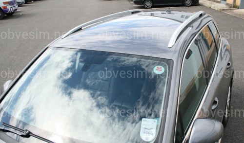Рейлинги на крышу OEM Porsche Cayenne 958 / Volkswagen Touareg 2010-2018 алюминий 2шт. цвет серебро