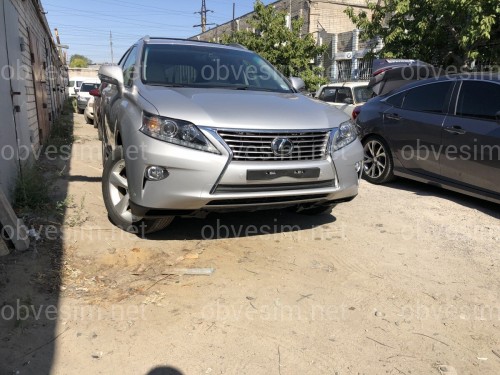 Подиум под номер Lexus RX РЕСТАЙЛИНГ 2012-2015