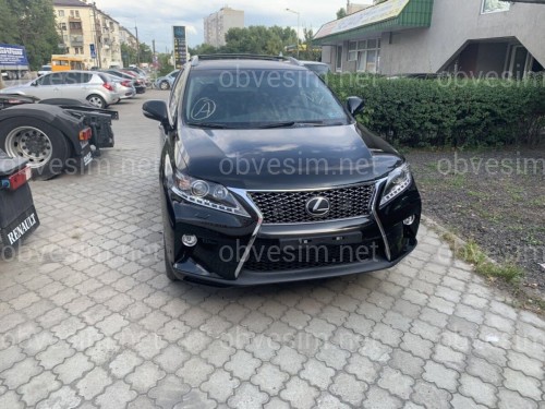 Подиум под номер Lexus RX РЕСТАЙЛИНГ 2012-2015