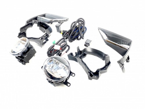 Комплект противотуманных LED фар для Toyota Land Cruiser Prado 150 2018-2023
