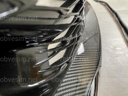 Бампер передний Lexus GS 2012-2015 в стиле GS F sport рестайлинг 2016+ (комплектный)