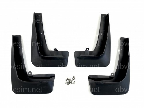 Брызговики BMW X5 F15 для авто в M пакете 2014-2018 комплект 4шт.