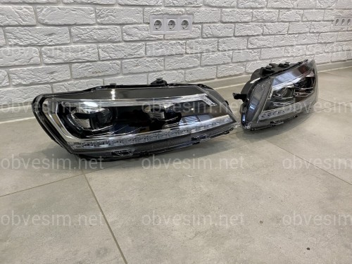 LED фары Volkswagen Passat B7 USA 2011-2015 в стиле B8 USA