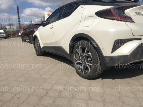 Брызговики Toyota CH-R 2016-2021 комплект 4 шт.