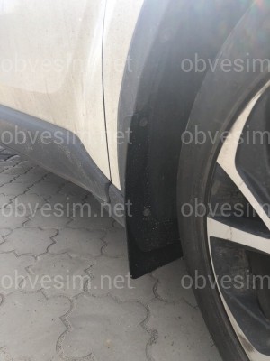 Брызговики Toyota CH-R 2016-2021 комплект 4 шт.